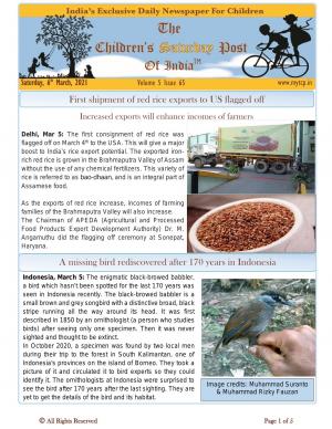 The Children's Post, 6th March 2021