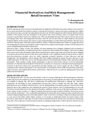 IJF-Oct10-Article3-Financial Derivatives and Risk Management : Retail Investors' View