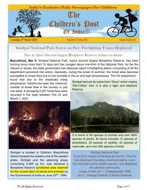 The Children's Post, 9th March, 2021