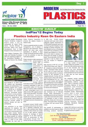 Modern Plastics India - IndPlas Show Daily 