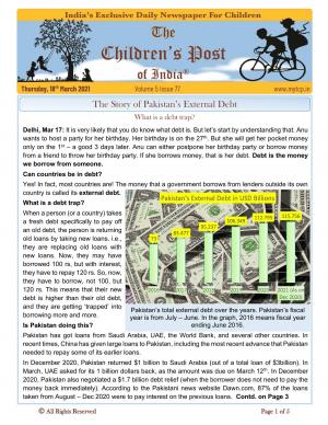 The Children's Post, 18th March 2021