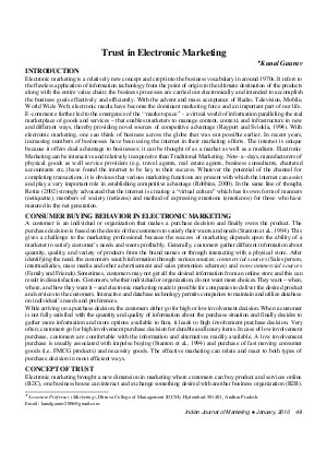 IJM-Jan10-Article7-Trust In Electronic Marketing