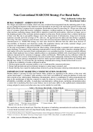 IJM-Feb10-Article9-Non-Conventional MARCOM Strategy For Rural India