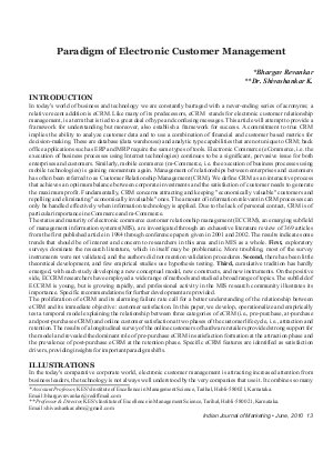 IJM-June10-Article2-Paradigm of Electronic Customer Management