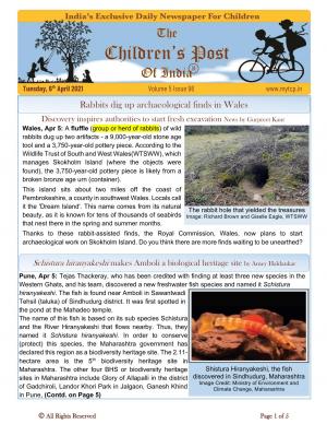 The Children's Post, 6th April 2021