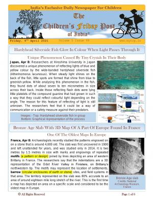 The Children's Post, 9th April 2021