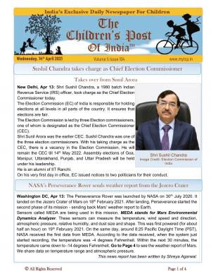 The Children's Post, 14th April 2021