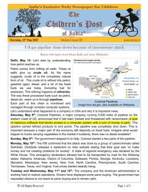 The Children's Post, 13th May 2021