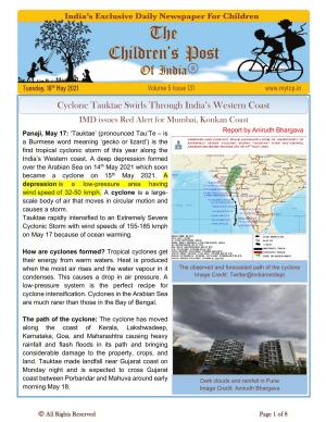 The Children's Post, 18th May, 2021