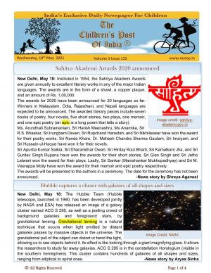 The Children's Post, 19th May 2021