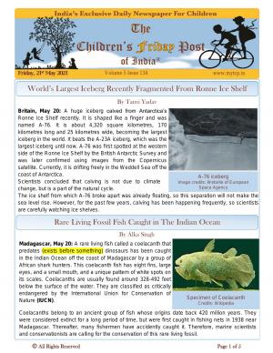 The Children's Post, 21st May 2021