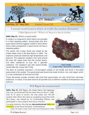 The Children's Post, 22nd May 2021