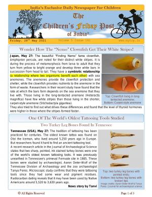 The Children's Post, 28th May 2021