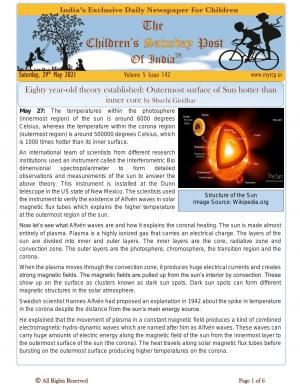 The Children's Post, 29th May 2021