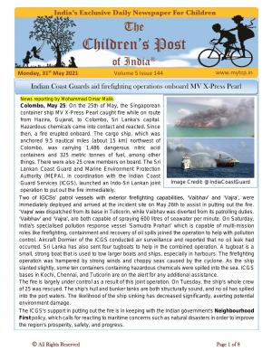 The Children's Post, 31st May 2021