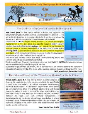 The Children's Post, 4th June 2021