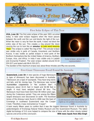 The Children's Post, 11th June 2021