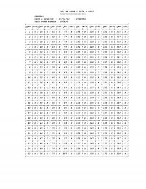 Combined Graduate Level (Tier-I) Re-Examination,2013 EveningKey