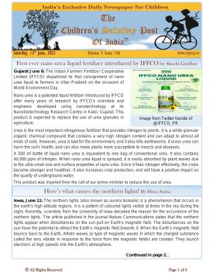 The Children's Post, 12th June 2021