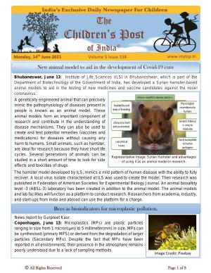 The Children's Post, 14th June 2021