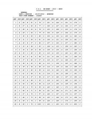 SSC CGL (Tier-I) Re-Exam 2013: Answer Key (1)
