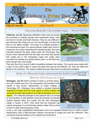 The Children's Post, 25th June 2021