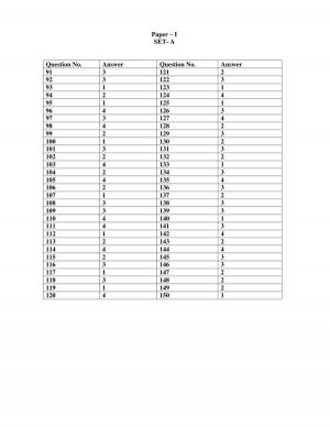 CTET - JULY 2013 : PAPER-I SET A (Marathi) Answer Keys