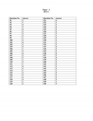 CTET - JULY 2013 : PAPER-I SET C (Marathi) Answer Keys