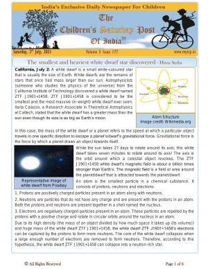 The Children's Post, 3rd July 2021