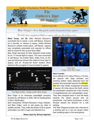 The Children's Post, 21st July 2021