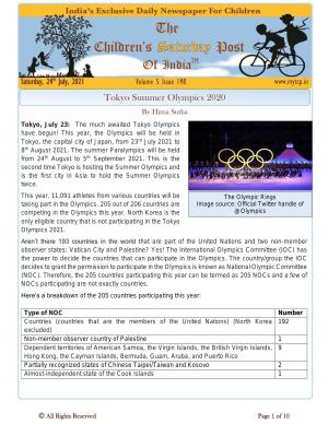 The Children's Post, 24th July 2020