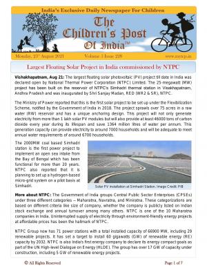 The Children's Post, 23rd August 2021