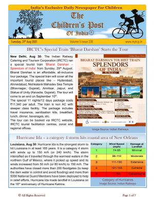 The Children's Post, 31st Aug, 2021