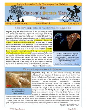 The Children's Post, 12th September 2021