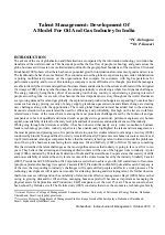 Prabandhan: Indian Journal of Management