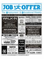 JOB OFFER MAGAZINE