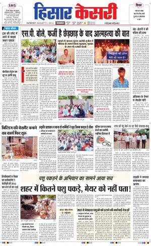 punjab kesari / haryana hisar kesari