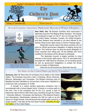 The Children's Post, 14th Dec, 2021