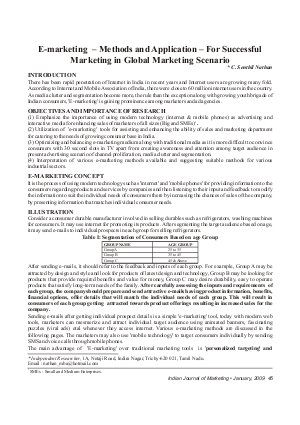 IJM-Jan09-Article8-E-marketing Methods and Application For Successful Marketing in Global Marketing Scenario