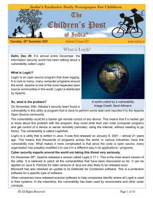 The Children's Post, 30th December 2021 