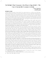 Indian Journal of Marketing