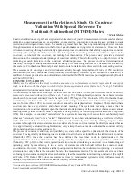 Indian Journal of Marketing