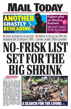 Mail Today,  September 15,  2014