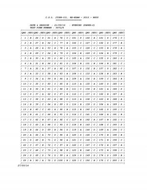 SSC Combined Graduate Level (Tier - II) Re- Examination 2013: Answer Key Released (1)
