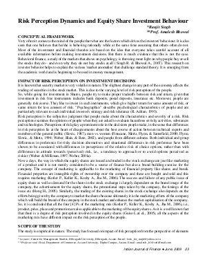 IJF-June09-Article3-Risk Perception Dynamics and Equity share Investment Behaviour