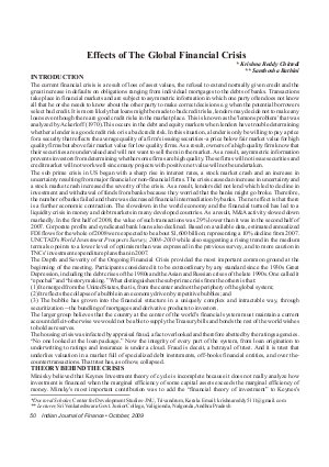 IJF-Oct09-Article6-Effects of the Global Financial Crisis