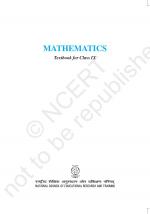 Mathematics - For class IX