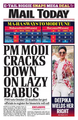 Mail Today, October 16, 2014