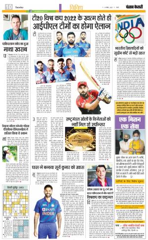 08-11-2022 PUNJAB KESARI Youth Today 