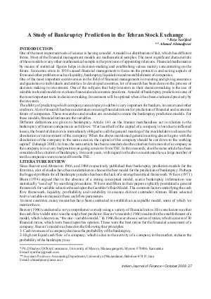 IJF-Oct08-Article4-A Study of Bankruptcy Prediction in the Tehran Stock Exchange
